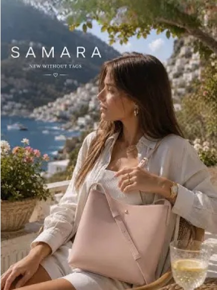 Anthropologie Samara Minimalist Pink Bag